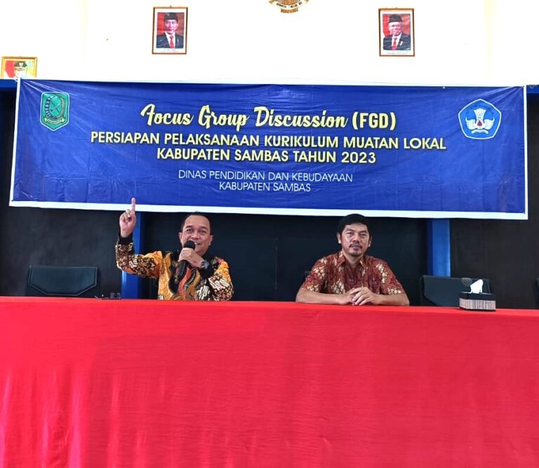 FGD Bersama Dosen Pascasarjana IAIN Pontianak: Kabupaten Sambas Siap Luncurkan Kurikulum Mulok yang Berasas Kearifan Lokal