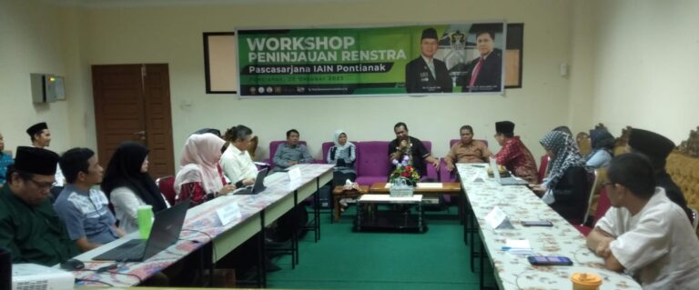 Pascasarjana IAIN Pontianak Selenggarakan Workshop Peninjauan Rencana Strategis (Renstra) Tahun 2023