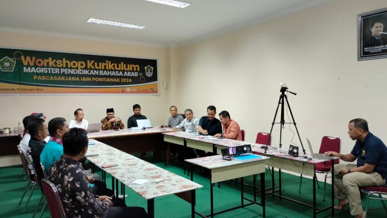 Program Studi Magister Pendidikan Bahasa Arab (MPBA), Pascasarjana IAIN Pontianak Gelar Workshop Kurikulum Tahun 2024