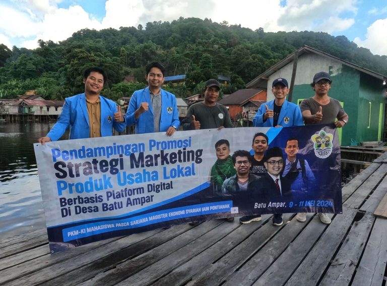 Mahasiswa Prodi MES Lakukan Pendampingan Marketing Usaha Produk Lokal.