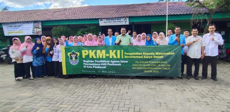 Pengabdian Kepada Masyarakat Berorientasi Karya Ilmiah (PKM-KI)  Mengembangkan Kompetensi Guru PAI Melalui  Pelatihan Analisis Butir Soal PAI di KKG PAI Kecamatan Pontianak Timur