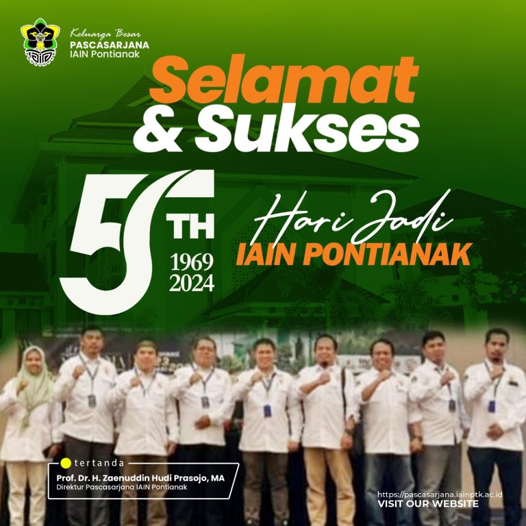 Selamat Dan Sukses Hari Jadi IAIN Pontianak Yang Ke-55